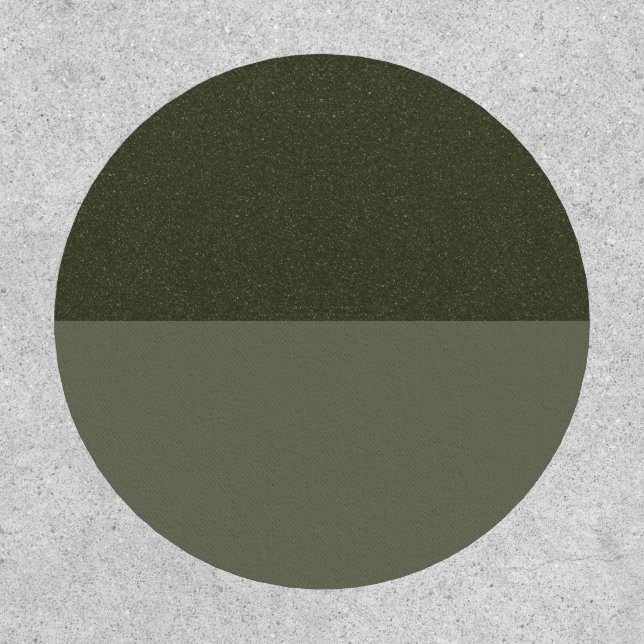 Two-Tone Moss Green Reversible Patch – Customize (Front)
