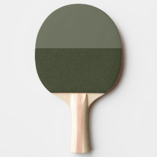 Two-Tone Moss Green Table Tennis Paddle - Custom