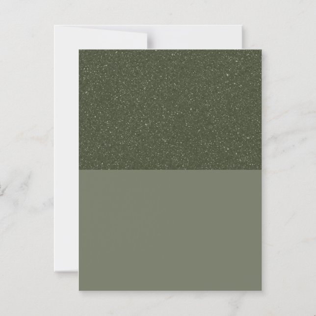 Two-Tone Moss Green Thin Magnetic Card – Customize (Front)