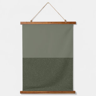 Two-Tone Moss Green Wall Tapestry – Customizable