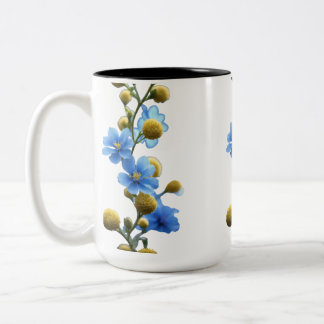 Two-Tone Mug 15 oz - Blossoming Branches