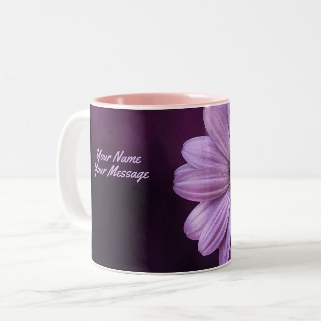 Two-Tone Mug Flower (Front Left)