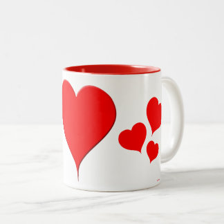 Two-Tone Mug Heart