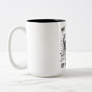 Two-Tone Mug - Moody Otter Quote Beverage Companio