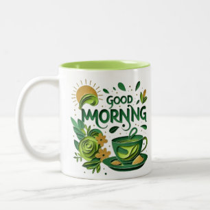 Two-Tone Mug pop of color to your morning coffee