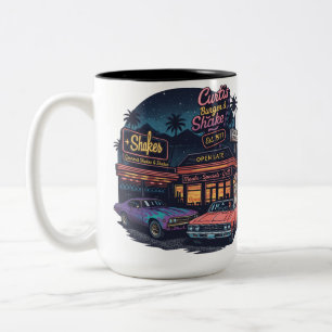 Two-Tone Mug vintage car stayl 