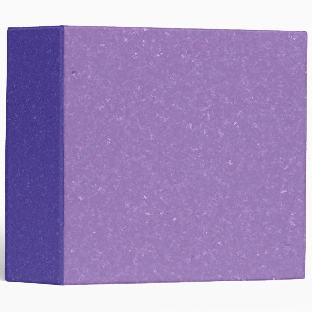 Two Tone Purple Binder 3-ring Binder (Front/Spine)