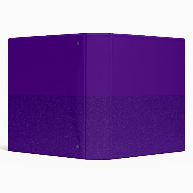 Two-Tone Purple Glitter 3-Ring Binder – Customize (Background)