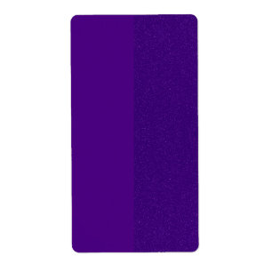 Two-Tone Purple Glitter Shipping Labels (Custom)