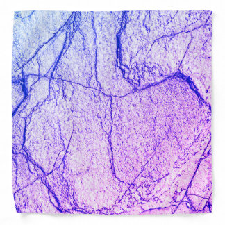  Two Tone Purple Marble Look Bandana