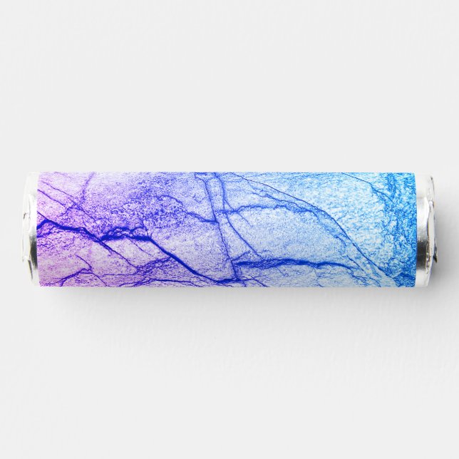  Two Tone Purple Marble Look Breath Savers® Mints (Front)