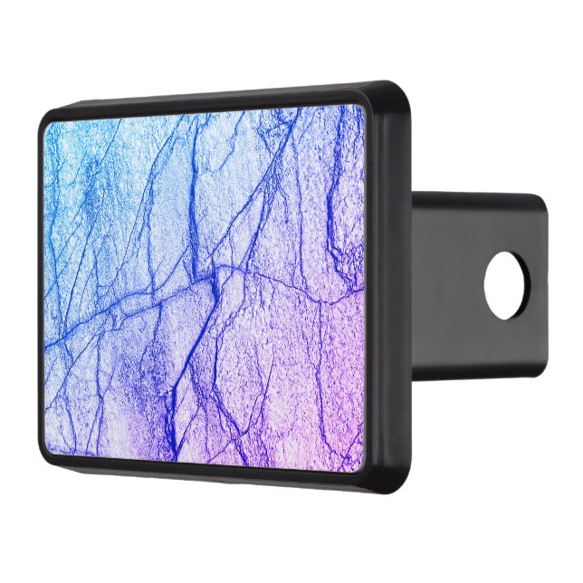  Two Tone Purple Marble Look Hitch Cover (Left)