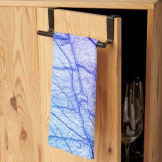 Two Tone Purple Marble Look Kitchen Towel