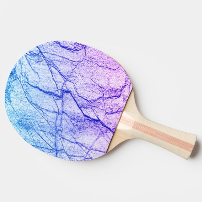 Two Tone Purple Marble Look Ping Pong Paddle (Back Side)