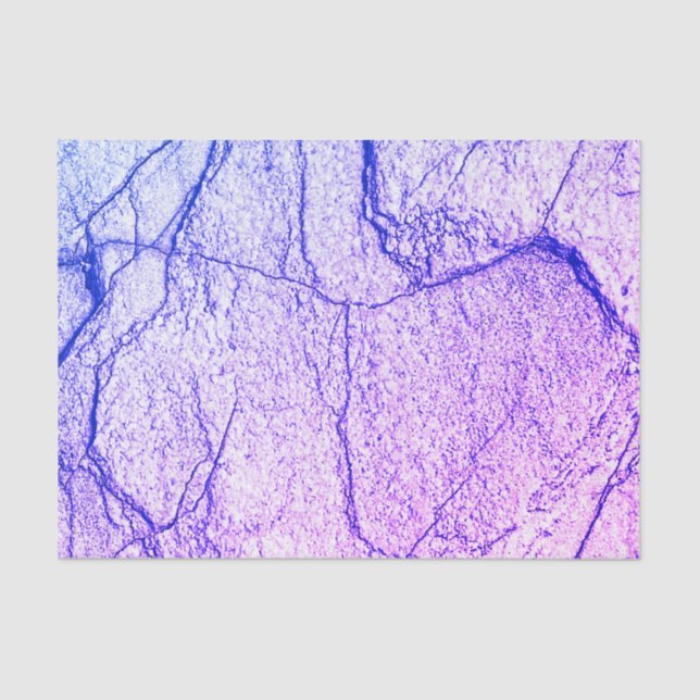  Two Tone Purple Marble Look Tissue Paper (Front)