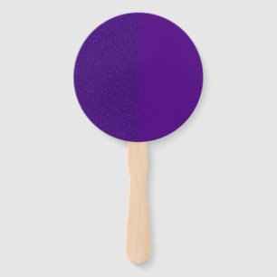 Two-Tone Purple Noise Hand Fan Set – Customizable