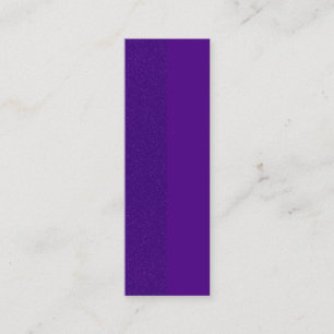 Two-Tone Purple Vertical Business Card – Customize