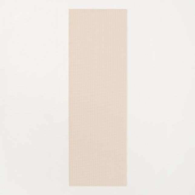 Two Tone Reversible Neutral Cream Sand - Yoga Mat (Front)