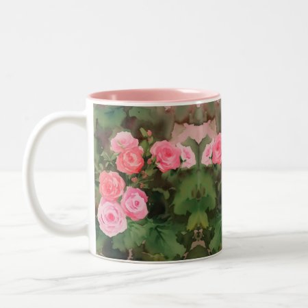 Two-tone Roses Mug