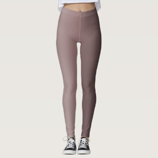 Two-Tone Split Color Block Leggings