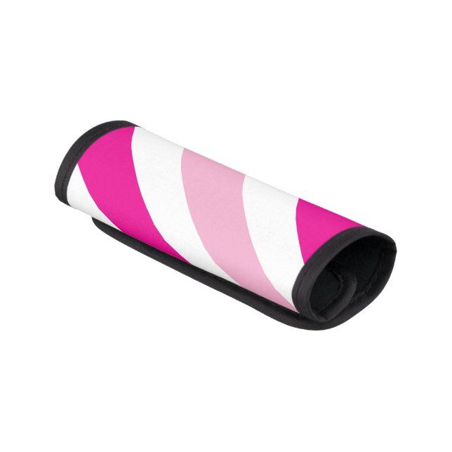 Two-tone striped  luggage handle wrap (Angled)