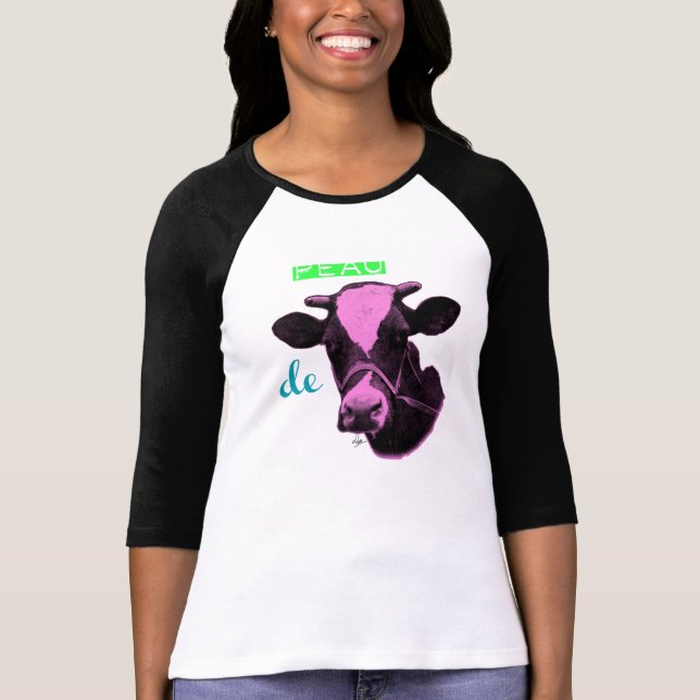 Two-tone tee-shirt woman Bastard T-Shirt (Front)