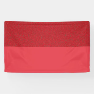 Two-Tone Tomato Red Event Banner – Customizable