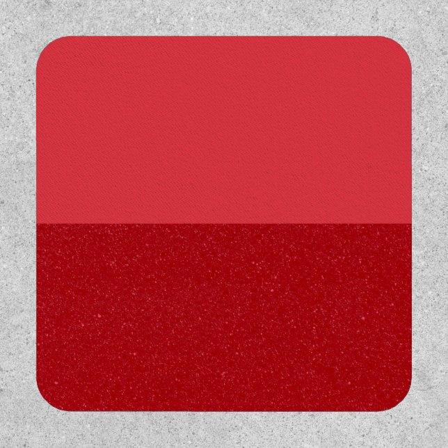 Two-Tone Tomato Red Patch – Custom Event Ready (Front)