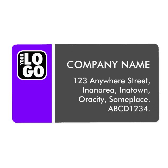Two Tone - Violet and Gray Label (Front)