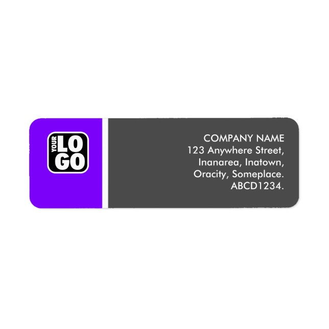 Two Tone - Violet and Gray Label (Front)