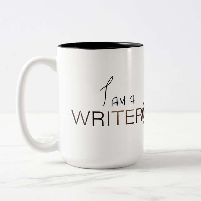 Two-tone Writer In Motion coffee mug (Left)