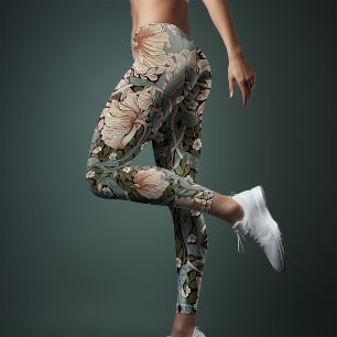 Two-Tone Yoga Pants Dusty Blue Pimpernel Morris