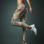 Two-Tone Yoga Vintage Cyan Magenta William Morris Leggings<br><div class="desc">William Morris Pimpernel Floral Vintage Art Wallpaper Design William Morris was an English textile designer, artist, writer, and socialist associated with the Pre-Raphaelite Brotherhood and British Arts and Crafts Movement. He founded a design firm in partnership with the artist Edward Burne-Jones, and the poet and artist Dante Gabriel Rossetti. This...</div>