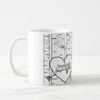 Two Toned Bookish Love Affair Coffee Mug