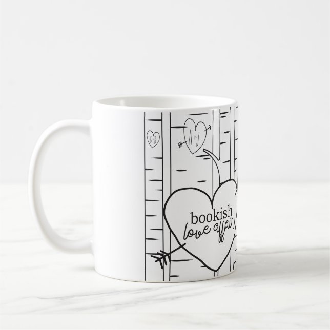 Two Toned Bookish Love Affair Coffee Mug (Left)