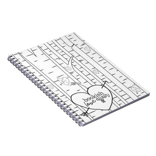 Two Toned Bookish Love Affair Notebook (Right Side)