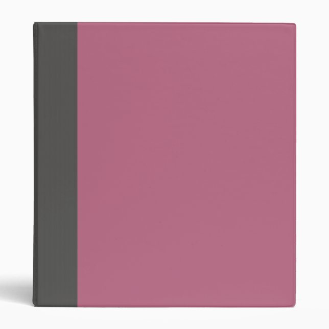 Two-Toned Gray & Pink Binder (Front)