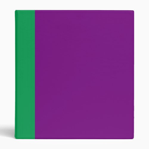 Two_Toned Green  Purple Binder