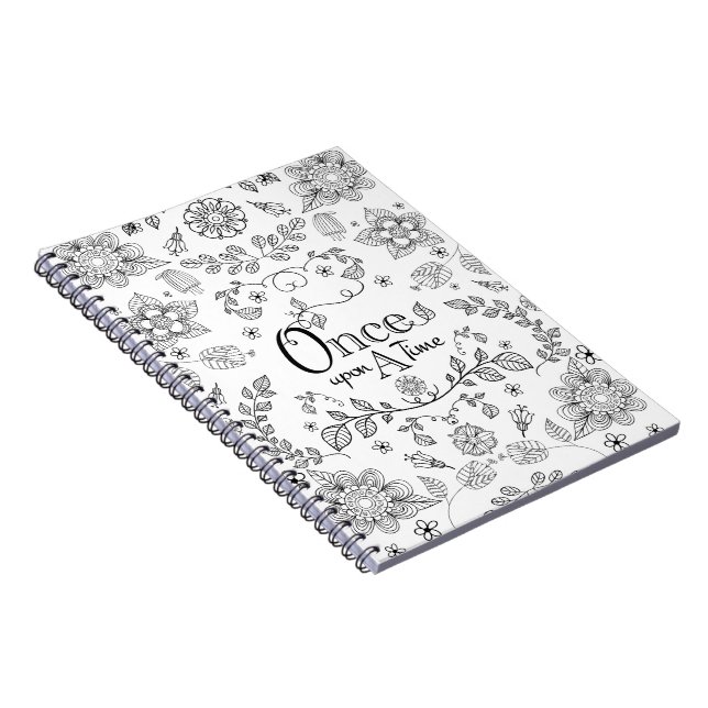 Two Toned Once Upon A Time Notebook (Right Side)