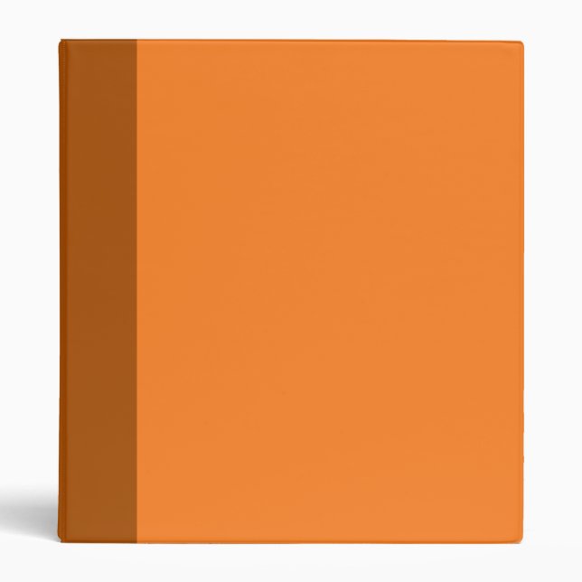 Two-Toned Orange Binder (Front)