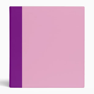 Two-Toned Pink and purple Binder