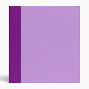 Two-Toned Purple and Lavender Binder