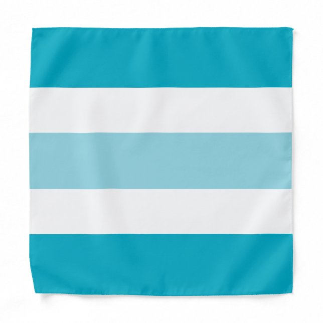 Two Tones Stripes  Bandana (Front)