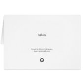 Two Trillium Cards (Back Horizontal)