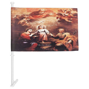 Two Trinities Car Flag
