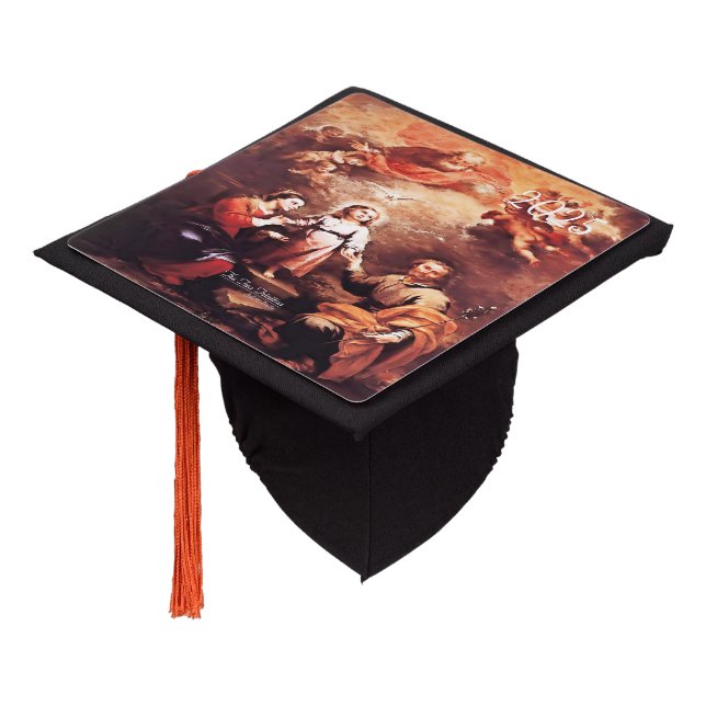 Two Trinities Class of 2025 Graduation Cap Topper (Angled)