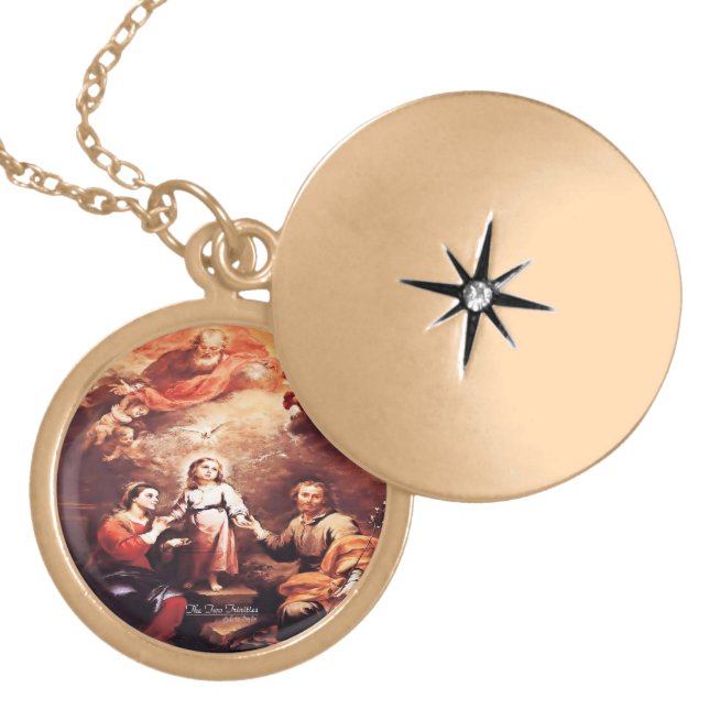 Two Trinities Gold Plated Necklace (Front)