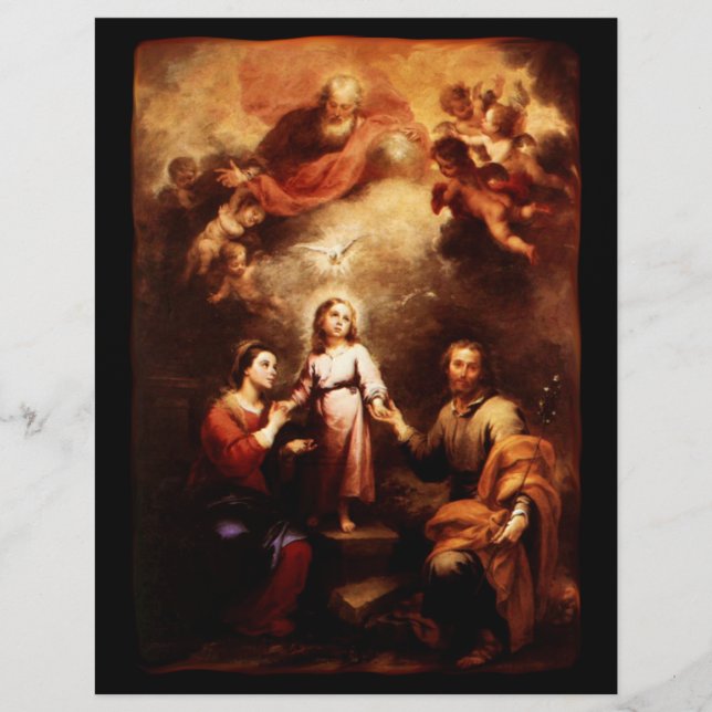 Two Trinities - The Holy Family - Murillo Flyer (Front)