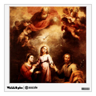 Two Trinities - The Holy Family - Murillo Wall Sticker