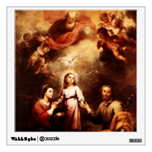 Two Trinities _ The Holy Family _ Murillo Wall Sticker